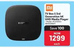 Makro TV Box S 3rd Generation 4K UHD Media Player offer