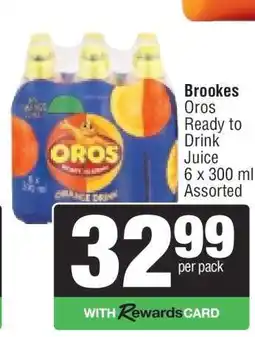 Spar Brookes Oros Ready to Drink Juice offer