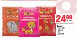 Spar Laager Tea 4 Kidz offer