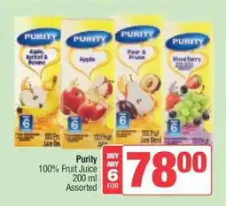 Spar Purity 100% Fruit Juice offer