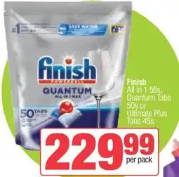 Spar Finish All in 1 56s, Quantum Tabs 50s or Ultimate Plus Tabs 45s offer