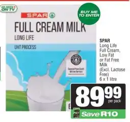 Spar SPAR Full Cream Milk offer