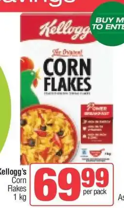Spar Kellogg’s Corn Flakes 1 kg offer