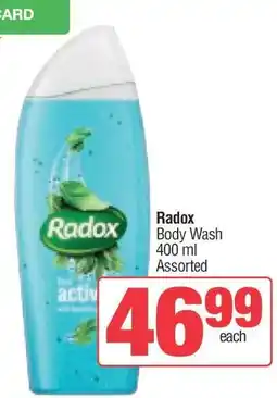 Spar RADOX Body Wash offer