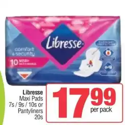 Spar Libresse Maxi Pads offer