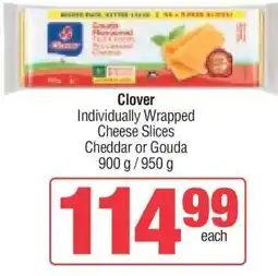 Spar CLOVER Individually Wrapped Cheese Slices offer