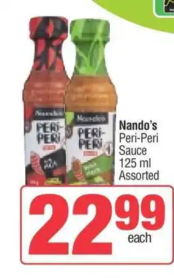 Spar Nando's Peri-Peri Sauce offer