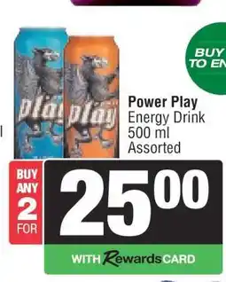 Spar Power Play Energy Drink offer