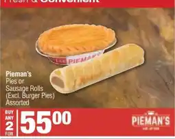 Spar Pieman's Pies or Sausage Rolls offer