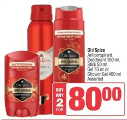 Spar Old Spice offer