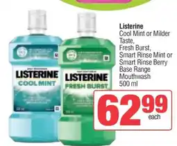 Spar Listerine offer