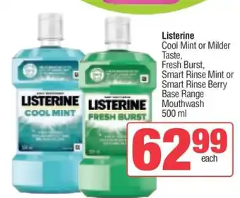 Spar Listerine offer
