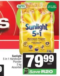 Spar Sunlight 5 in 1 Handwash Powder offer