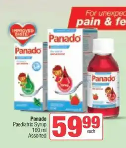 Spar PANADO PAEDIATRIC SYRUP offer