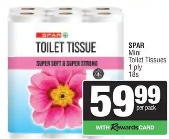 Spar SPAR Mini Toilet Tissues offer