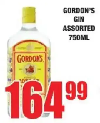 Boxer Liquors Gordon's gin assorted offer
