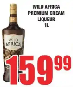 Boxer Liquors Wild africa premium cream liqueur offer