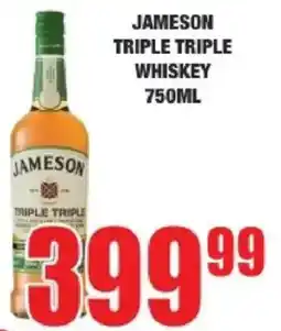 Boxer Liquors Jameson triple triple whiskey offer