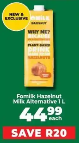 Food Lover's Market Fomilk Hazelnut Milk Alternative offer