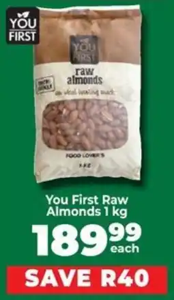 Food Lover's Market You First Raw Almonds offer