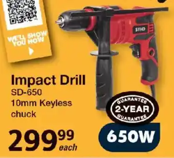 Mica Steco Impact Drill offer