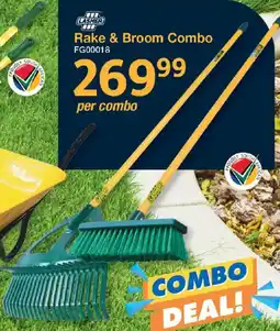 Mica Lasher Rake & Broom Combo offer