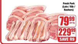 Boxer Fresh Pork (Loin / Rib / Rashers) offer