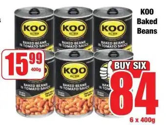 Boxer KOO Baked Beans offer