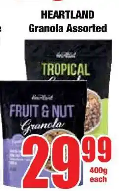 Boxer HEARTLAND Granola Assorted offer