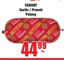 Boxer ESKORT Garlic / French Polony offer