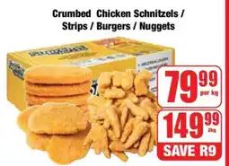 Boxer Crumbed Chicken Schnitzels / Strips / Burgers / Nuggets offer