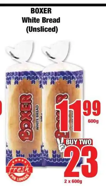 Boxer BOXER White Bread (Unsliced) offer
