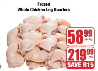 Boxer Frozen Whole Chicken Leg Quarters offer