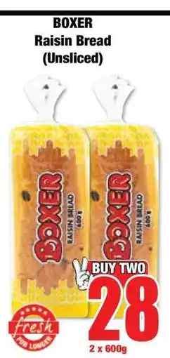 Boxer BOXER Raisin Bread (Unsliced) offer