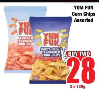 Boxer YUM FUN Corn Chips Assorted offer