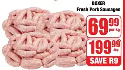Boxer BOXER Fresh Pork Sausages offer