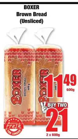 Boxer BOXER Brown Bread (Unsliced) offer