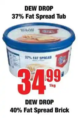 Boxer DEW DROP 37% Fat Spread Tub offer