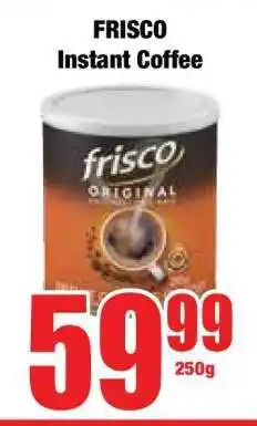 Boxer FRISCO INSTANT COFFEE offer