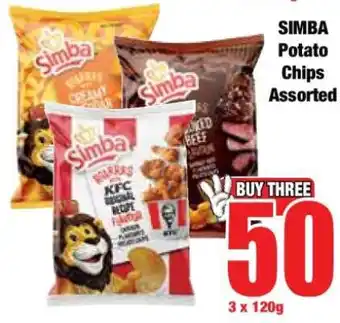 Boxer SIMBA Potato Chips Assorted offer