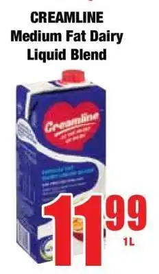 Boxer CREAMLINE Medium Fat Dairy Liquid Blend offer