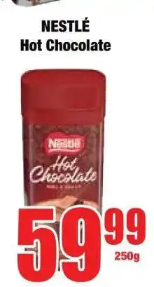 Boxer Nestlé Hot Chocolate offer