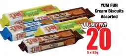 Boxer YUM FUN Cream Biscuits Assorted offer