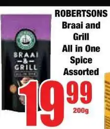 Boxer ROBERTSONS Braai and Grill All in One Spice Assorted offer