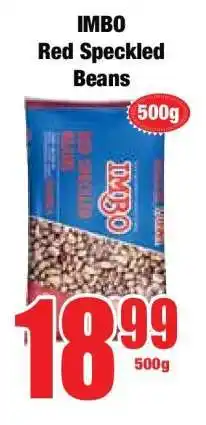 Boxer IMBO Red Speckled Beans offer