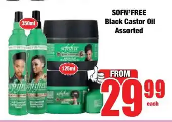 Boxer SOFN’FREE Black Castor Oil Assorted offer