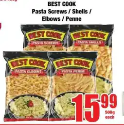Boxer BEST COOK Pasta Screws / Shells / Elbows / Penne offer