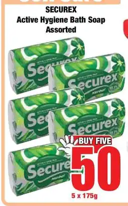 Boxer SECUREX Active Hygiene Bath Soap Assorted offer