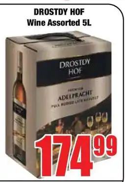 Boxer DROSTDY HOF Wine Assorted 5L offer