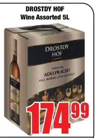 Boxer DROSTDY HOF Wine Assorted 5L offer